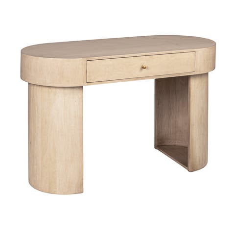 Oval Desk with Drawer