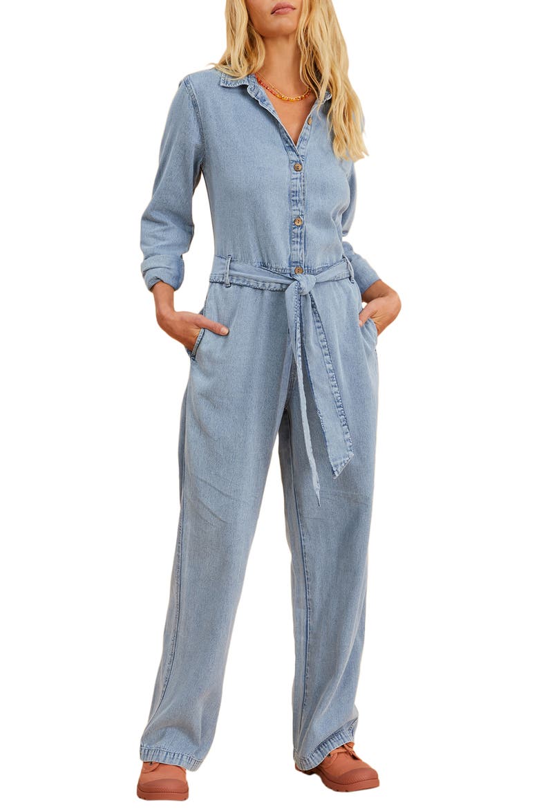 Billabong x The Salty Blonde Sunday Uniform Long Sleeve Denim