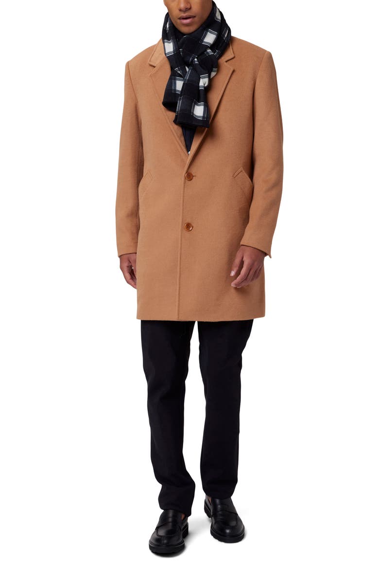 Good Man Brand Tartan Plaid Wool & Recycled Cashmere Scarf, Alternate, color,