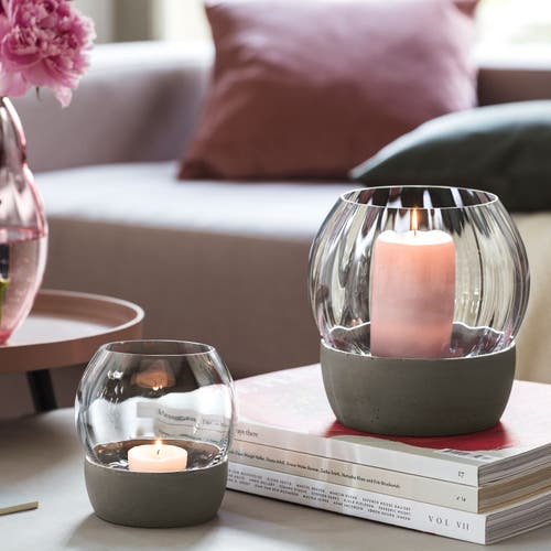Villeroy & Boch Manufacture Rock Home Hurricane Large Lamp In Clear