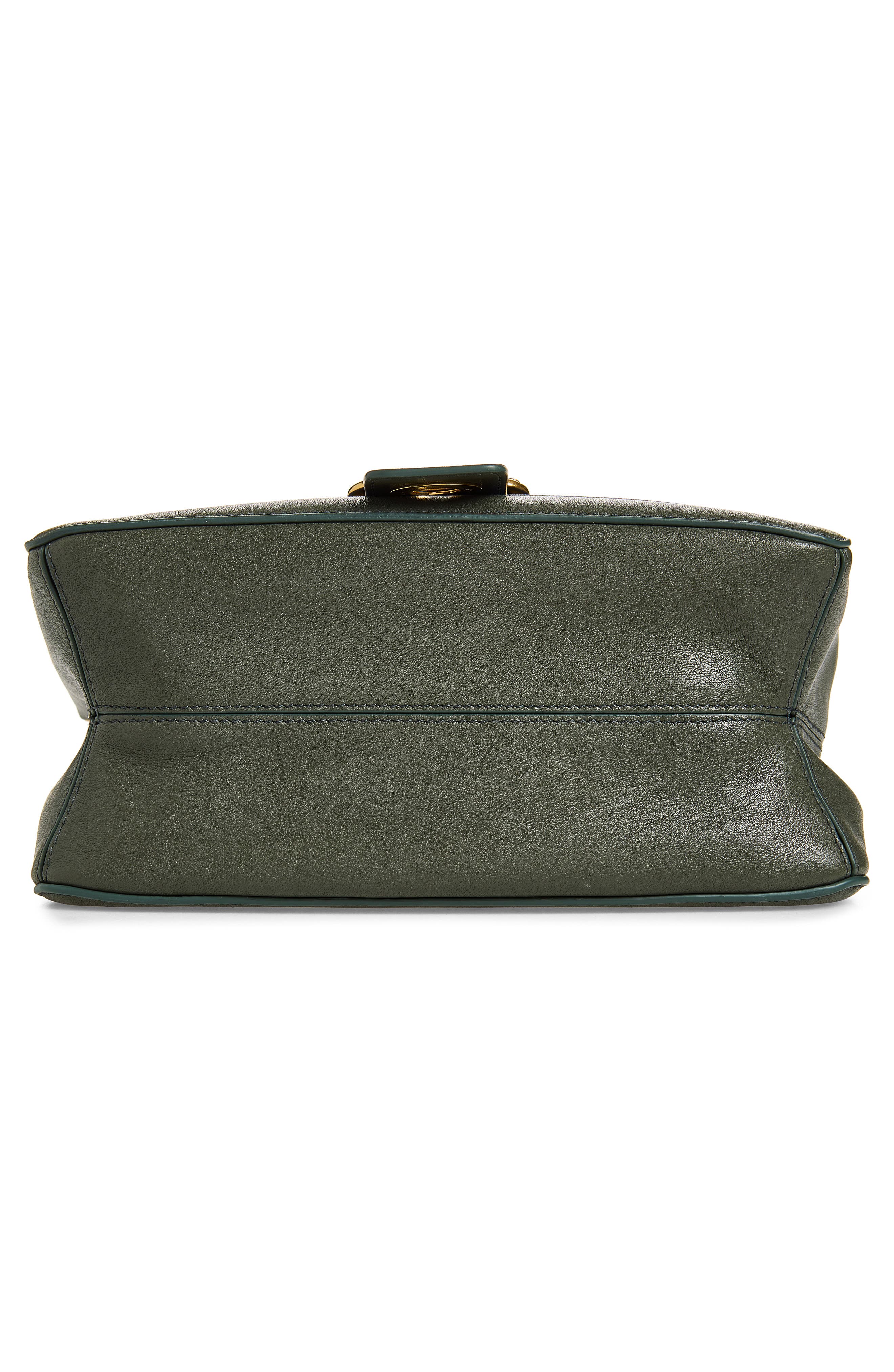 Burberry Small Rider Colorblock Leather Top Handle Bag, Alternate, color, Indigo/ Sf Blue/ Aqua