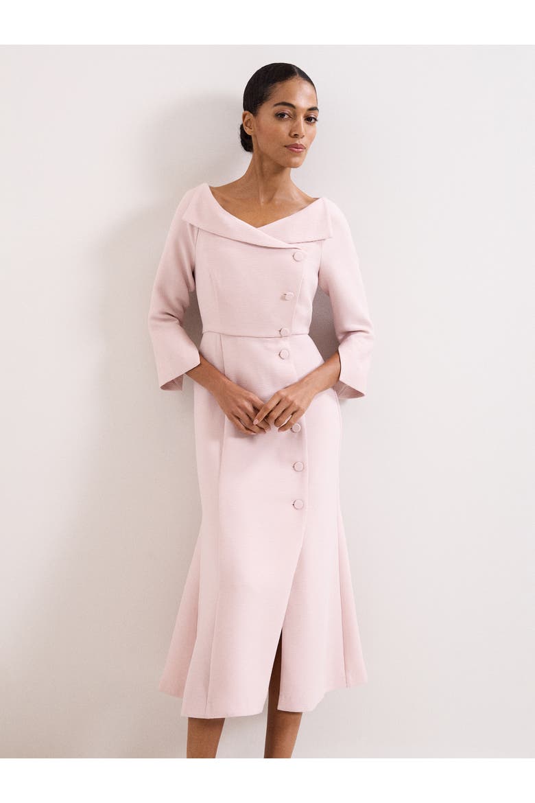 Sienna Tux Dress, Alternate, color, Pale Pink