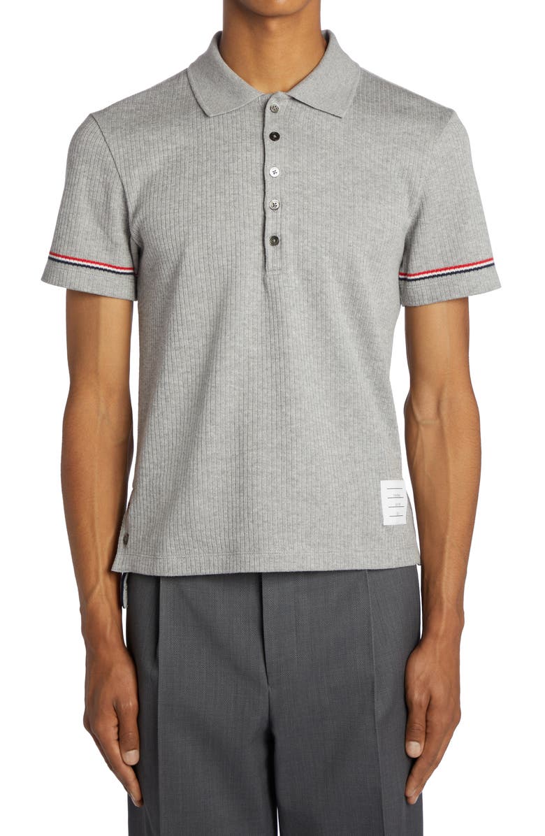 Thom Browne Rib Polo, Main, color, 