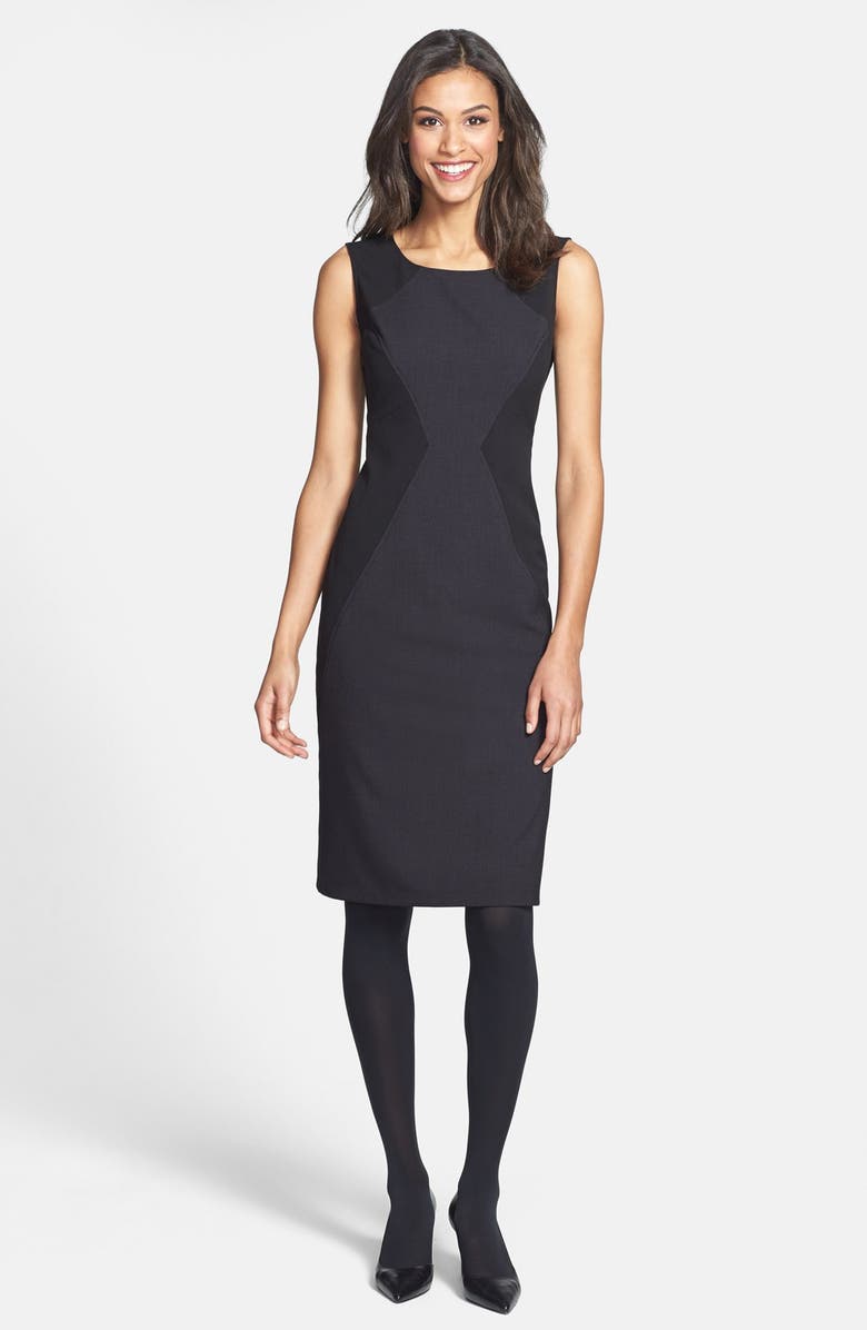 Marc New York by Andrew Marc Colorblock Sheath Dress, Alternate, color,