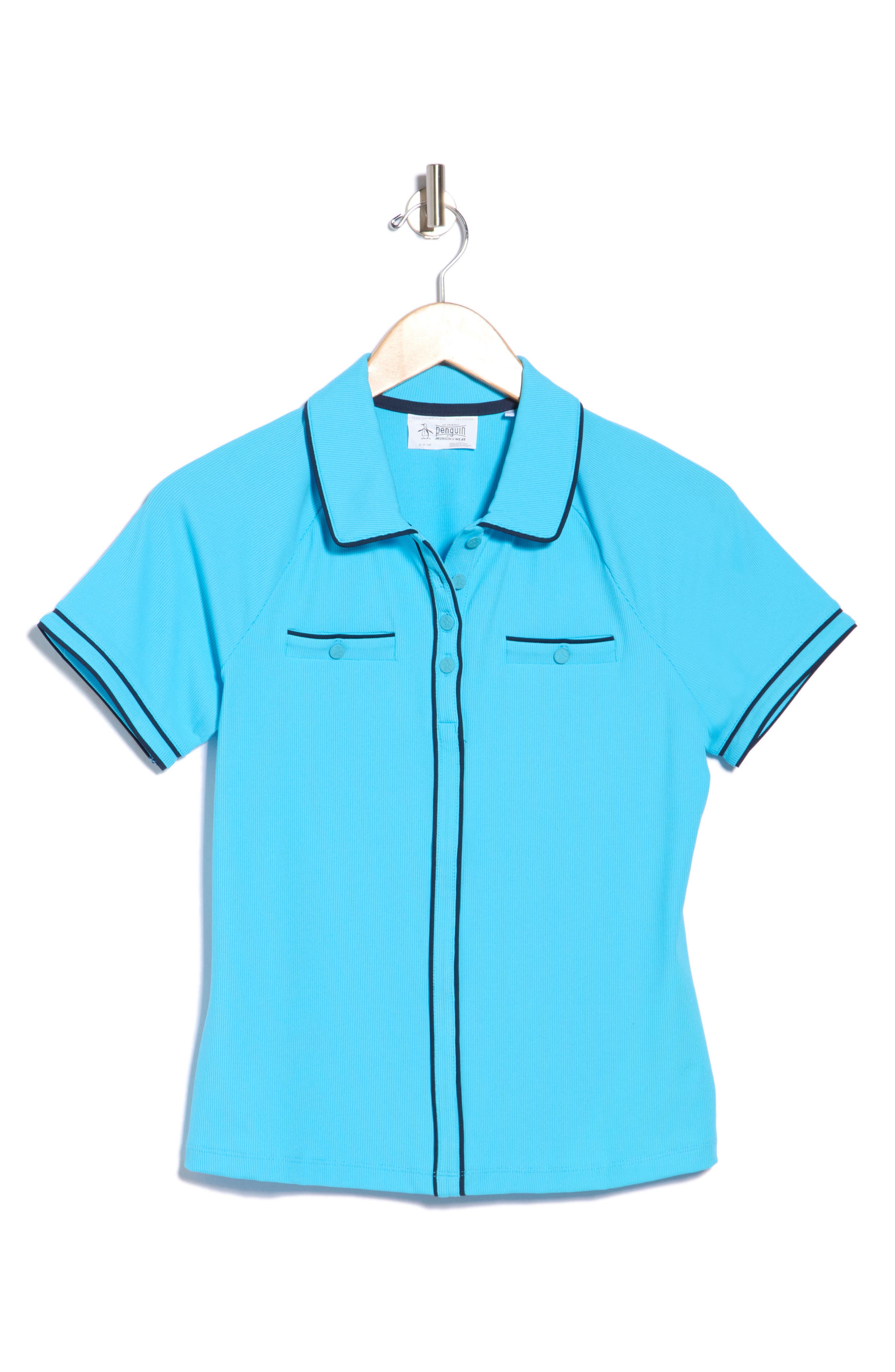 Ribbed Tipped Performance Polo
