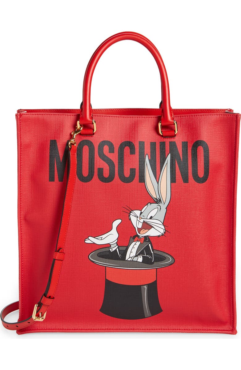 Moschino Year of the Rabbit Shopper, Main, color,