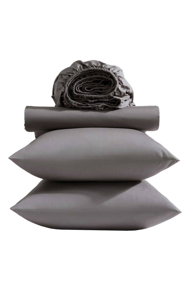 Vera Wang Cool Comfort Sheet Set, Alternate, color, Medium / Dark Grey