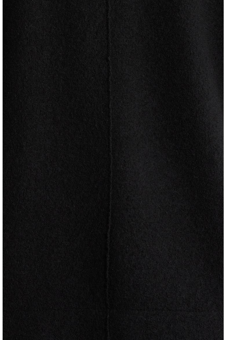 Stand Collar Wool Jacket, Alternate, color, BLACK
