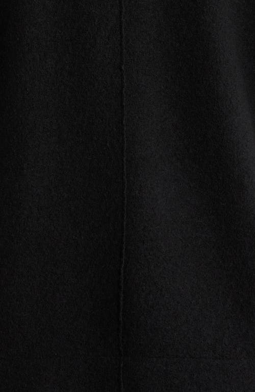 Eileen Fisher Stand Collar Wool Jacket In Black