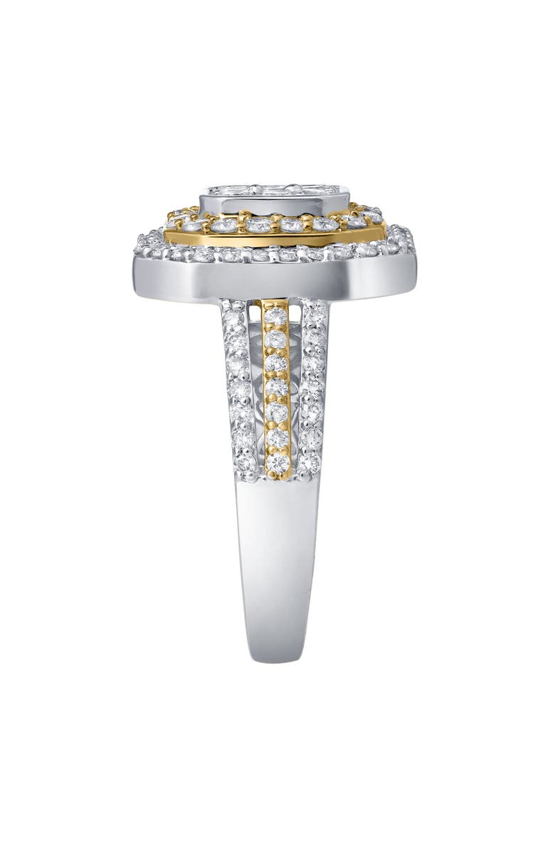LuvMyJewelry Aurelia Crest 1.20 Ct  10K Gold Diamond Ring, Alternate, color, 10K White Gold