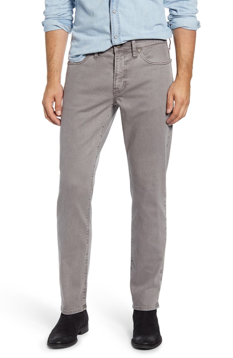 Madewell Garment Dyed Slim Jeans, Main, color,