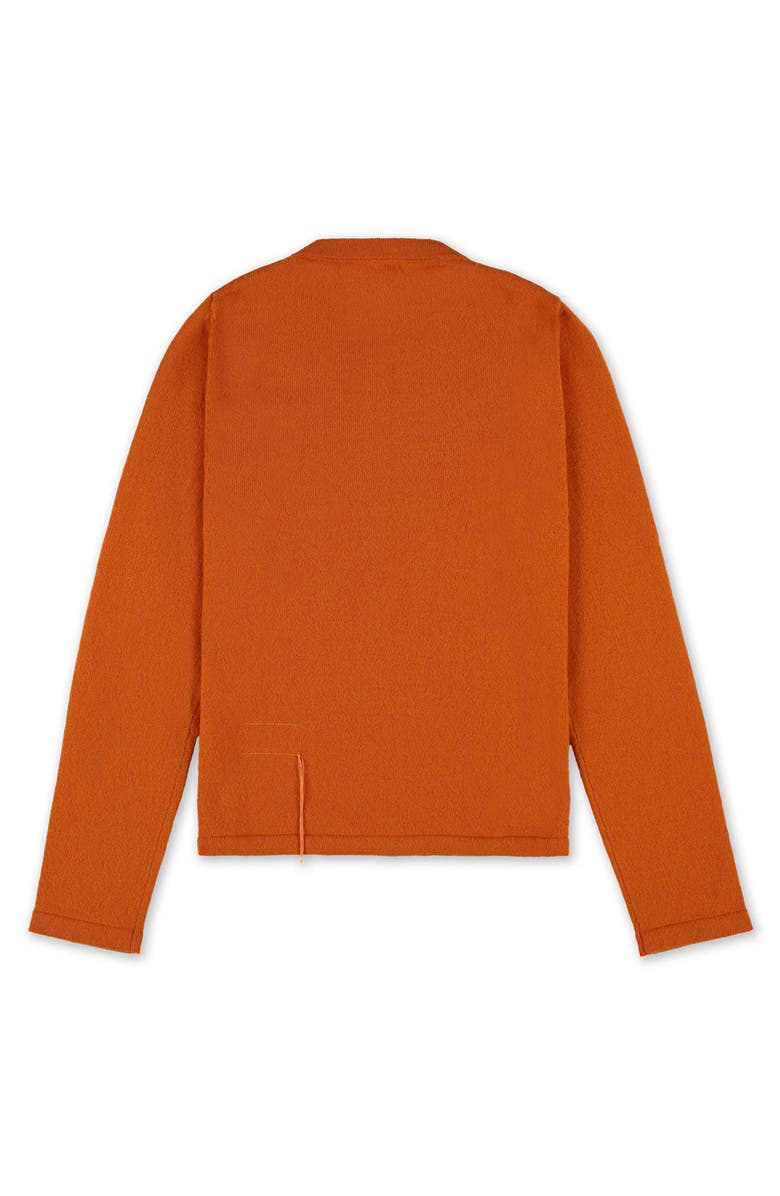 Fortela Lou Cashmere Henley Knit, Alternate, color, Orange