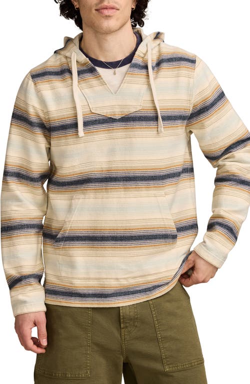 Lucky Brand Baja Stripe Ombré Cotton Hoodie