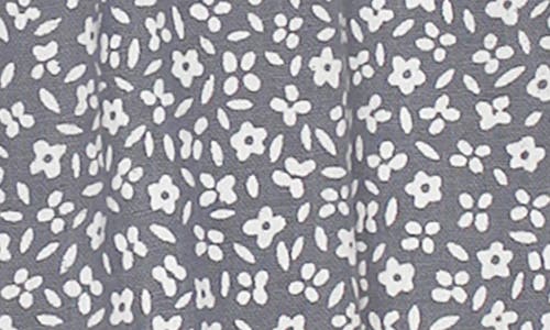 L'ovedbaby Organic Cotton Muslin Romper In Blueberry Floral