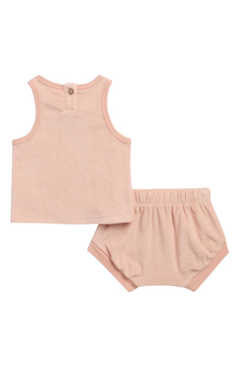 QUINCY MAE Kids' Terry Tank & Bloomers Set, Alternate, color, Melon