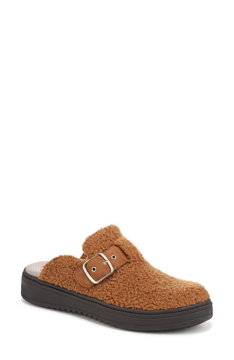 Vibe Cozy Faux Shearling Mule (Women)