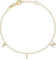 Bony Levy Icon Personalized Diamond Charm Bracelet (Nordstrom Exclusive)