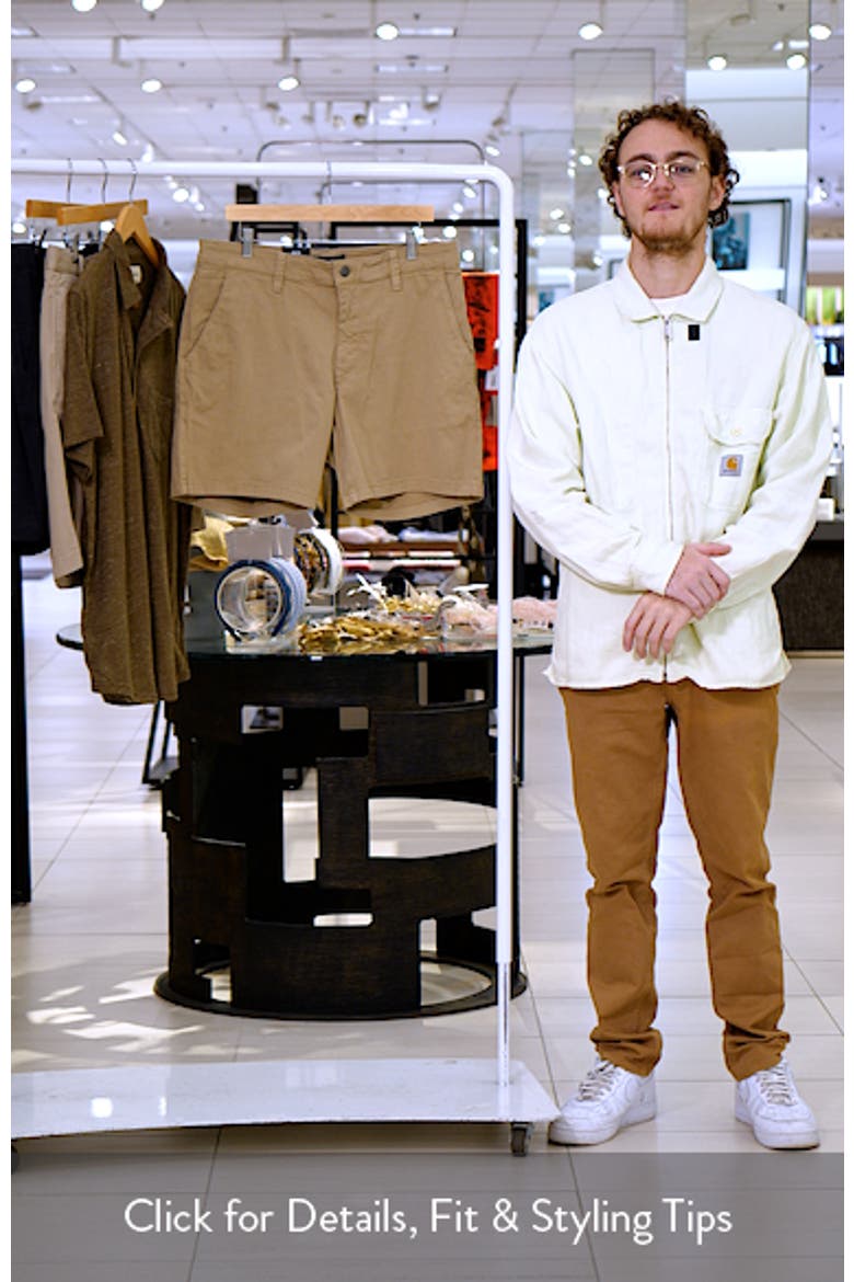 Nate Flat Front Stretch Twill Shorts video
