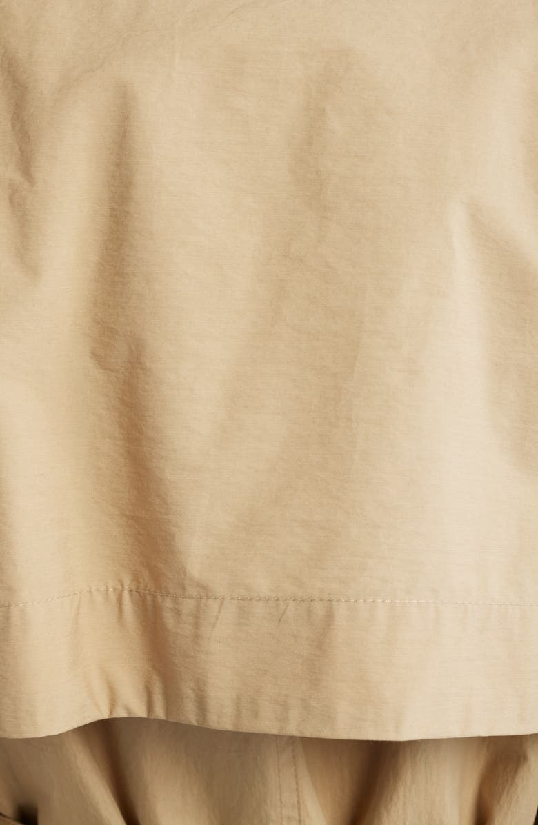 Bernardo Long Double Breasted Trench Coat, Alternate, color, Crisp Khaki