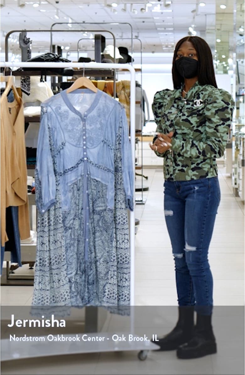 Oh My Mix Print Long Sleeve Maxi Dress, sales video thumbnail