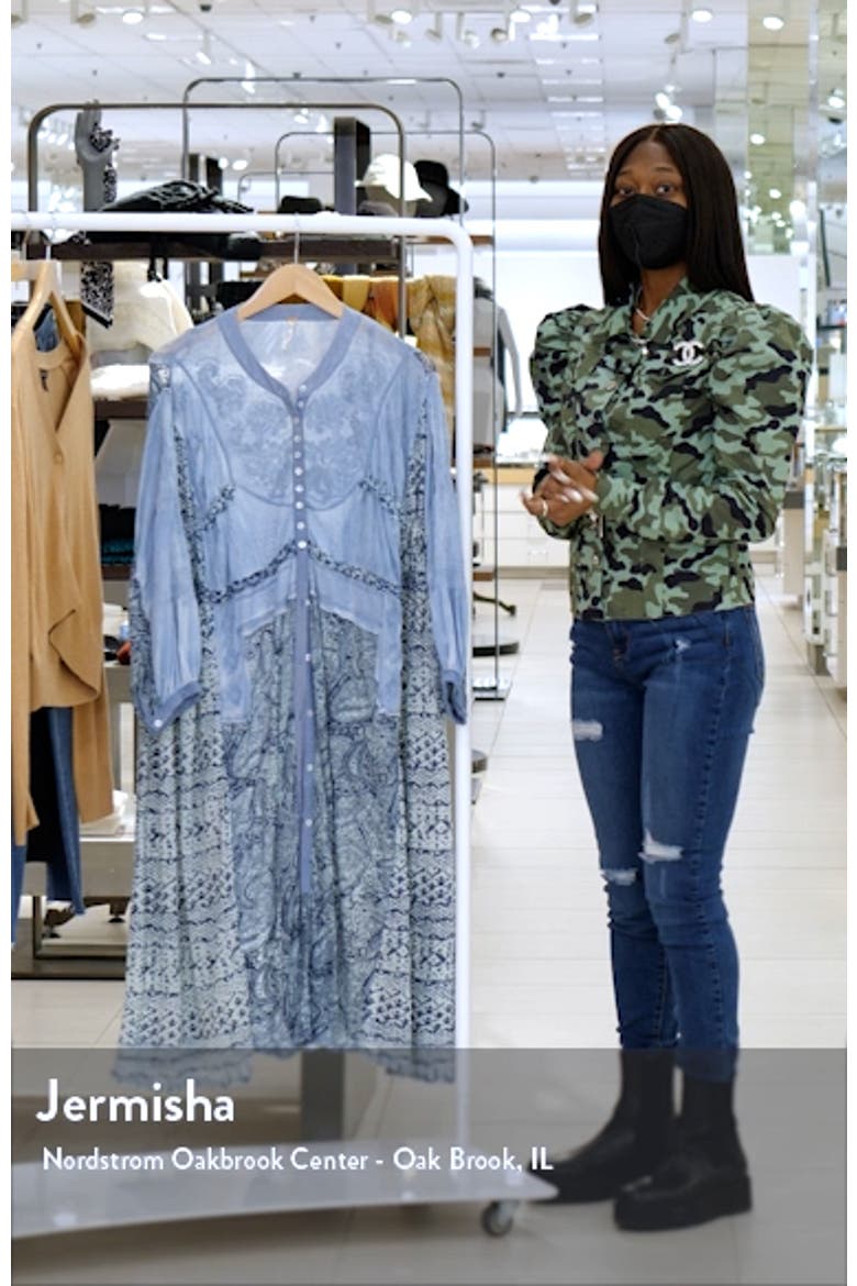 Oh My Mix Print Long Sleeve Maxi Dress video