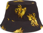 Palm Angels Print Cotton Bucket Hat
