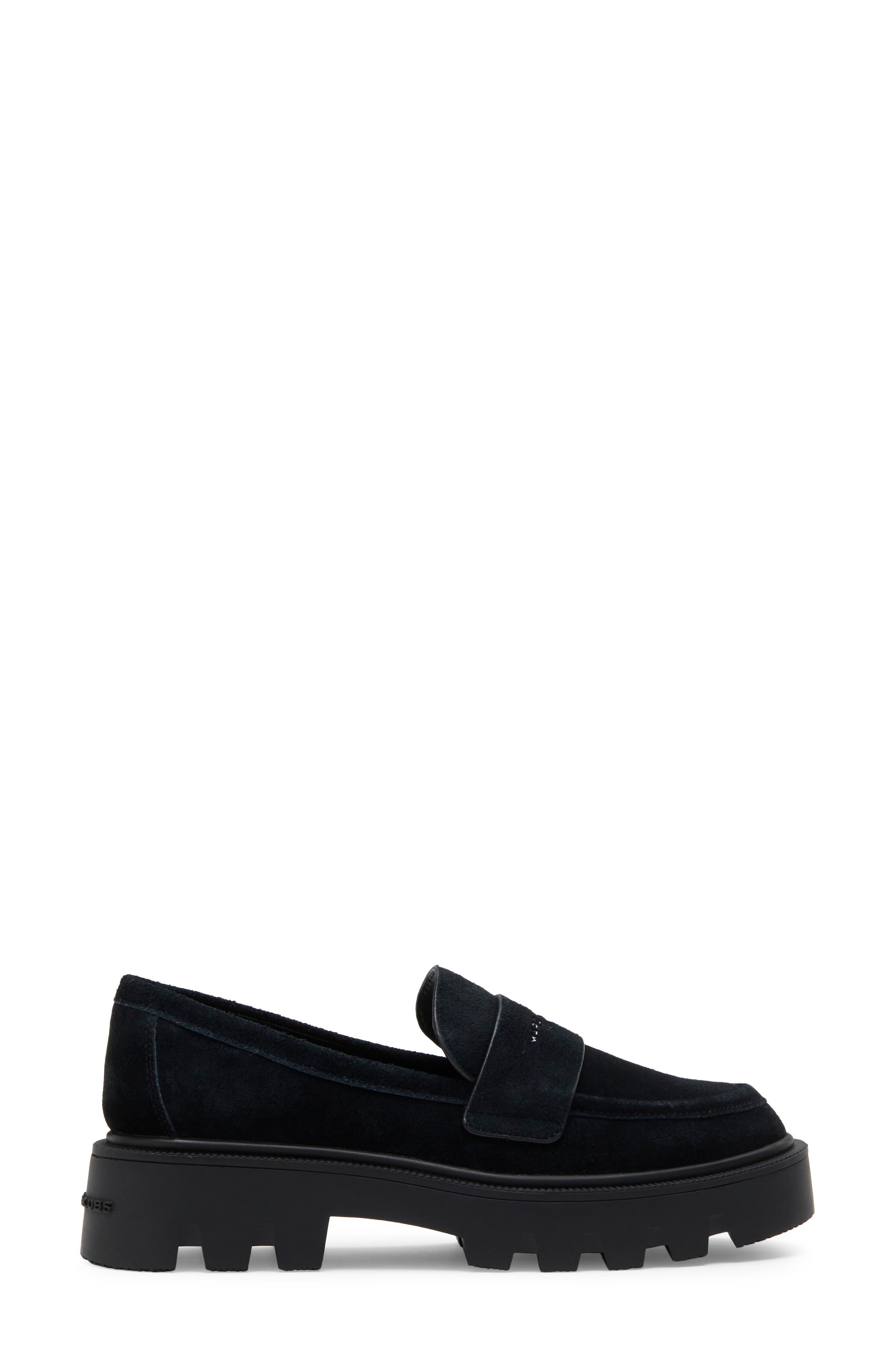 The Chunky Loafer, Alternate, color, BLACK