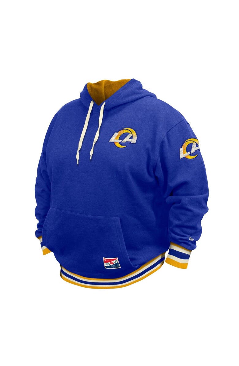 New Era Men's New Era Royal Los Angeles Rams Big & Tall NFL Pullover Hoodie, Alternate, color, Royal