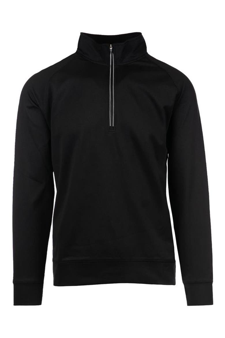 The Burn Quarter Zip Windbreaker, Main, color, BLACK