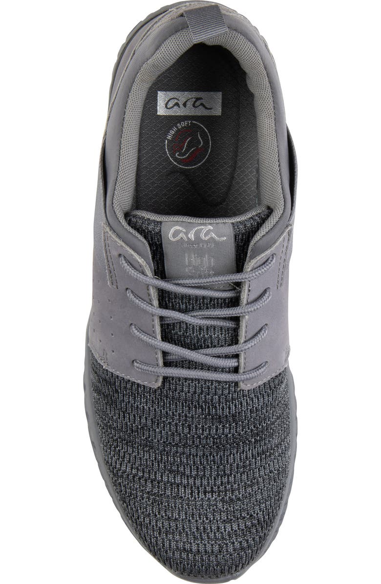 ara Stoughton Water Resistant Sneaker, Alternate, color, Grey