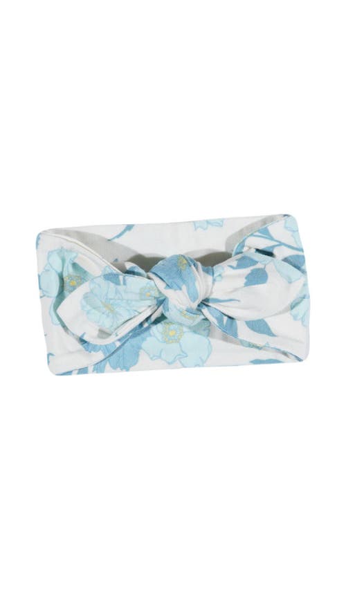 Everly Grey Ruffle Romper & Head Wrap Set In White