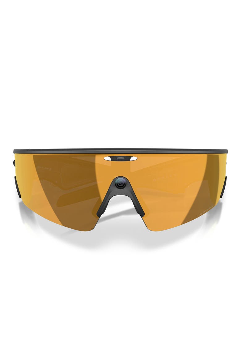 Vanguard 152mm Shield Sunglasses, Main, color, BLACK / PRIZM 24K
