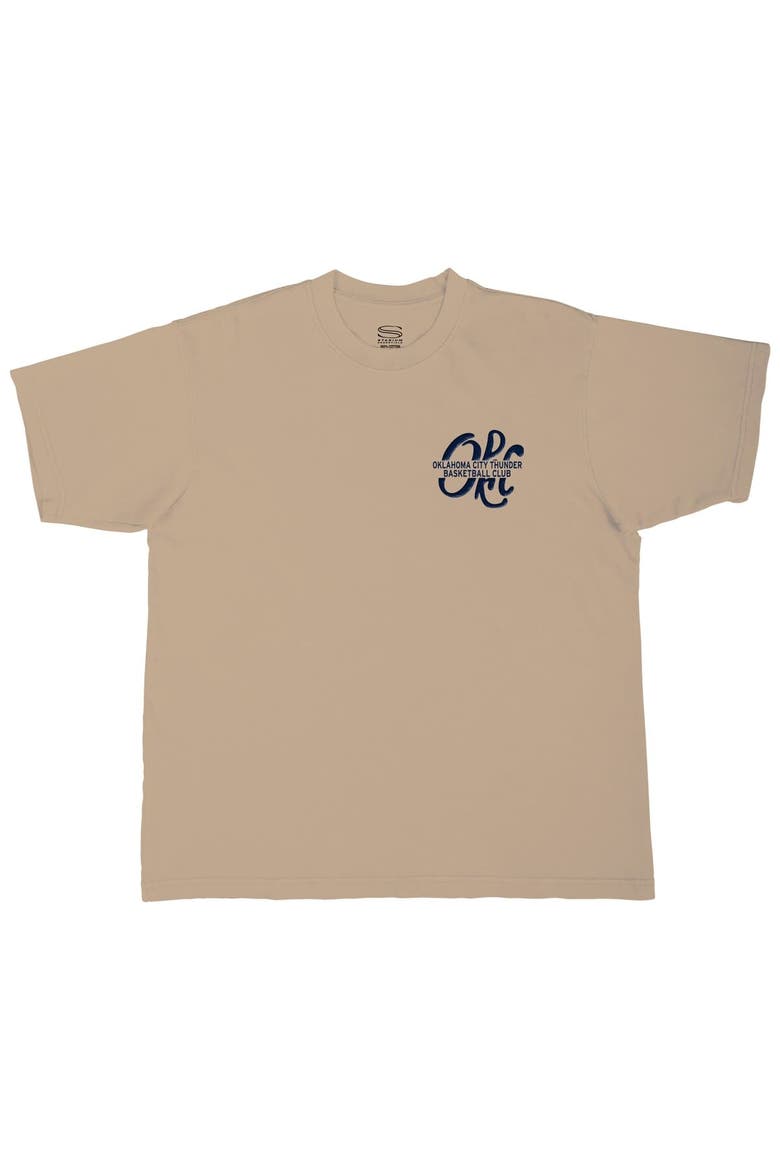 Unisex Stadium Essentials  Tan Oklahoma City Thunder Thunder Up Urban T-Shirt, Alternate, color, Tan