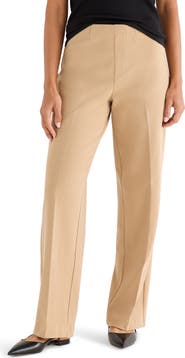 NIC+ZOE Lenox Wide Leg Stretch Twill Pants