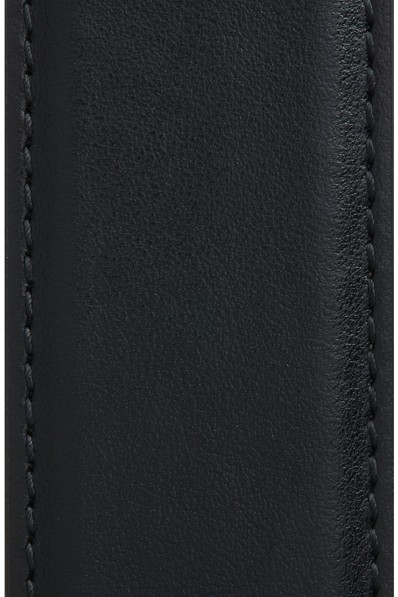 Hourglass Leather Belt, Alternate, color, 1000 BLACK