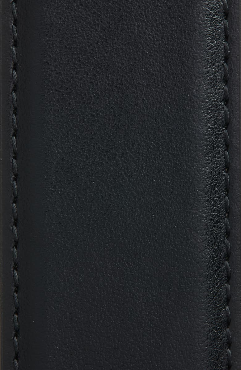 Balenciaga Hourglass Leather Belt, Alternate, color, 1000 Black