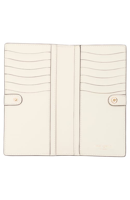Kate Spade New York Taylor Pebbled Leather Slim Wallet In Multi