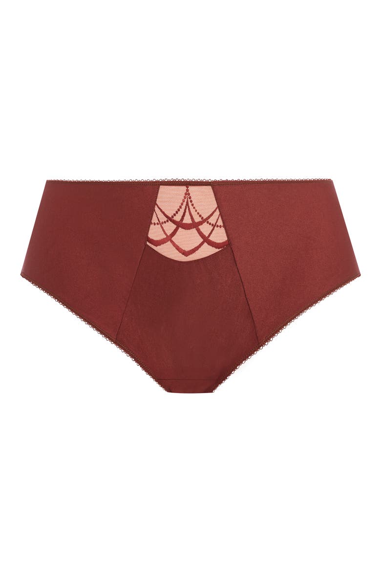 Cate Full Figure High Waist Briefs, Alternate, color, DARK COPPER