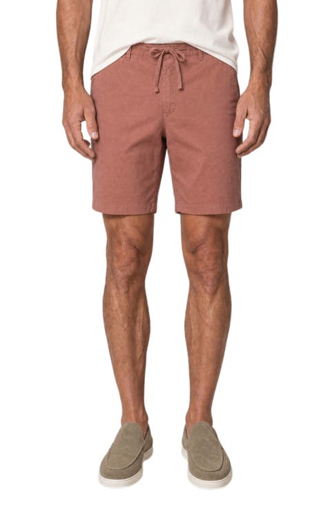 Stewart Stretch Linen Blend Convertible Drawstring Short