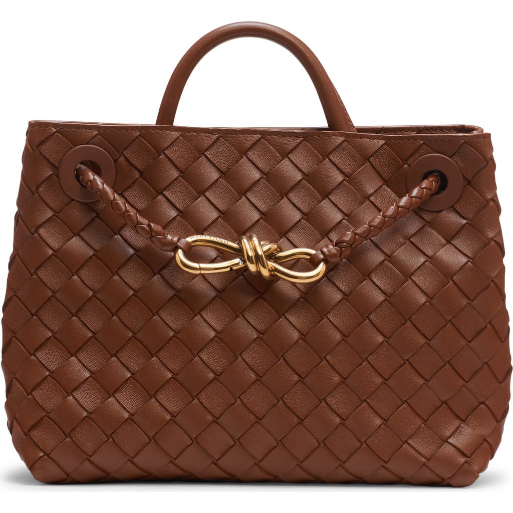Bottega Veneta Small Andiamo Intrecciato Shoulder Bag in 2385 Tannin-Mb-Tannin at Nordstrom