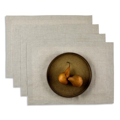 Linen Placemats - Fete, 14" x 19" Inch