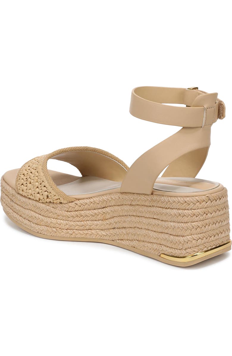 Franco Sarto Tiffany Platform Wedge Sandal, Alternate, color, Natural