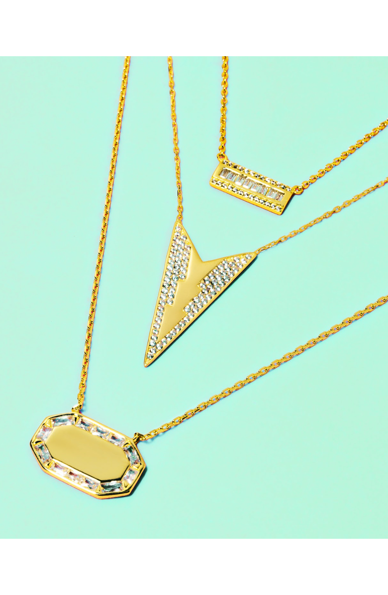 Mazin Jewels Broken Arrow Necklace, Alternate, color, Gold