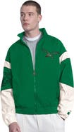 STARTER Men's Starter Kelly Green Philadelphia Eagles The Gust Full-Zip Hooded Jacket