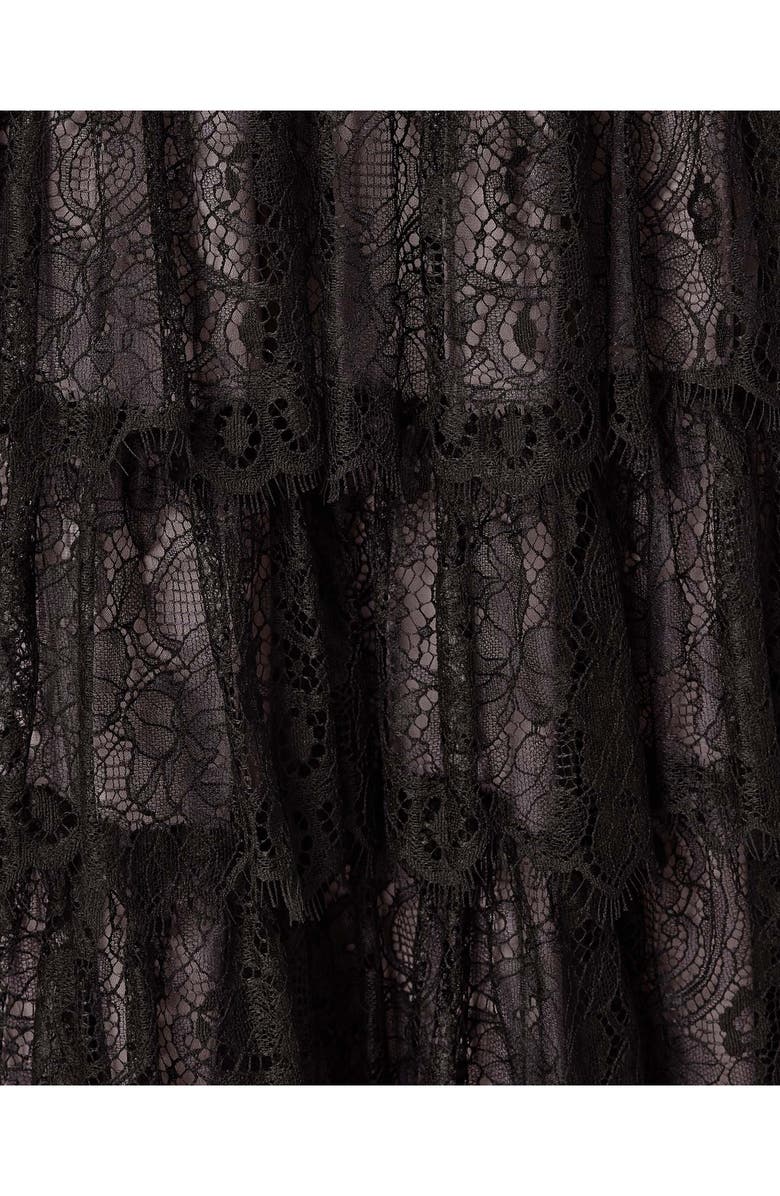 AllSaints Rory Lace Maxi Skirt, Alternate, color,