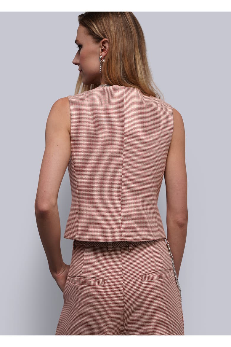 The Empower Houndstooth Vest, Alternate, color, CINNAMON/OAT