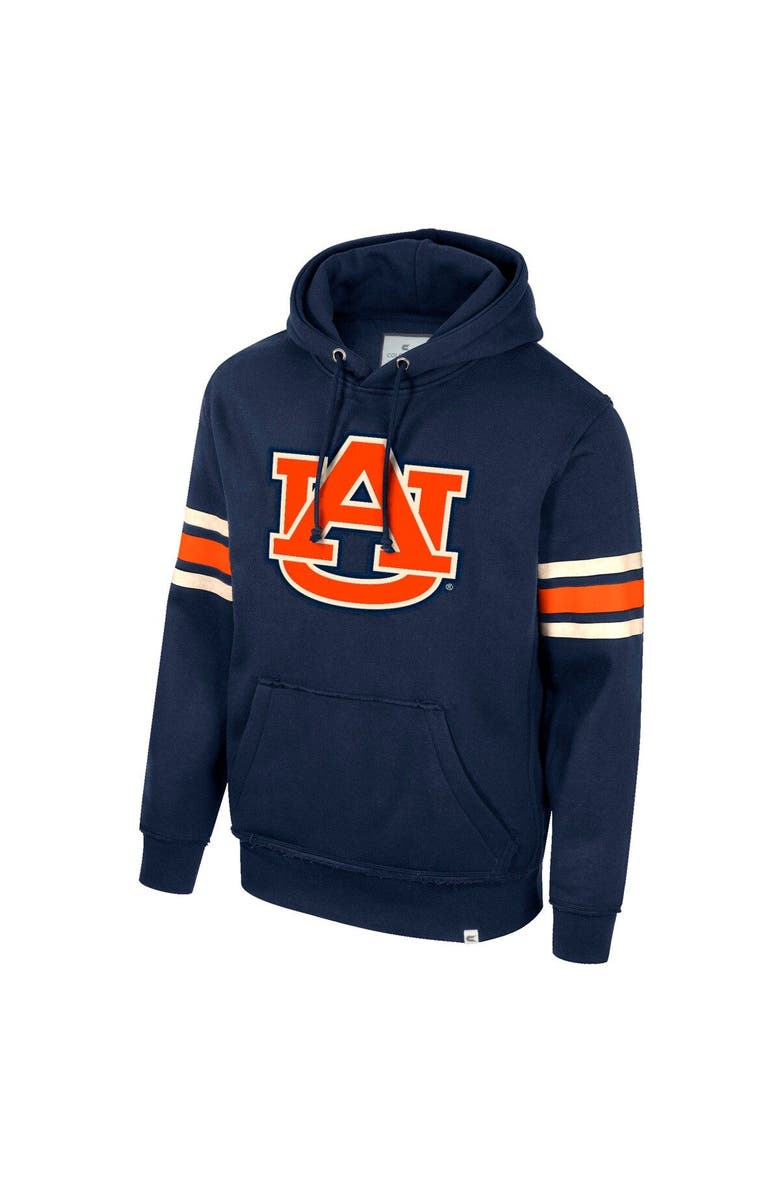 COLOSSEUM Men's Colosseum Navy Auburn Tigers Saluting Pullover Hoodie, Alternate, color, Navy