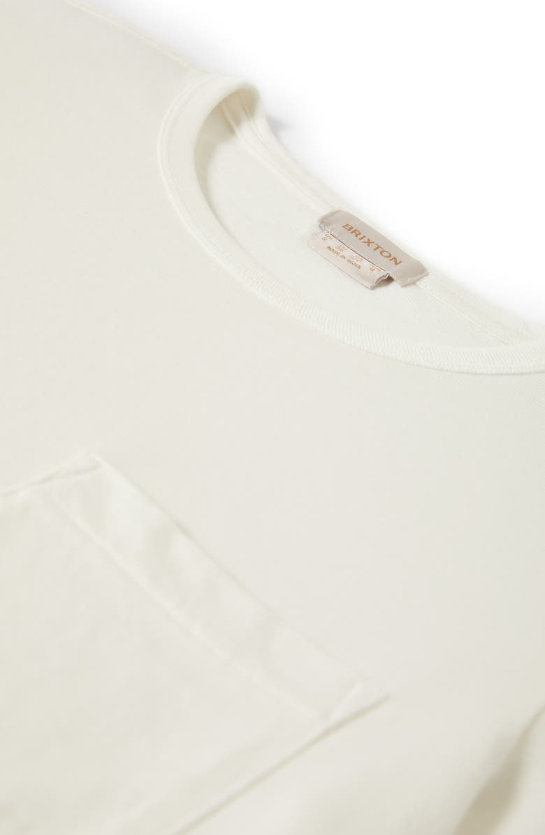 Brixton Carefree Organic Cotton T-Shirt, Alternate, color, Off White