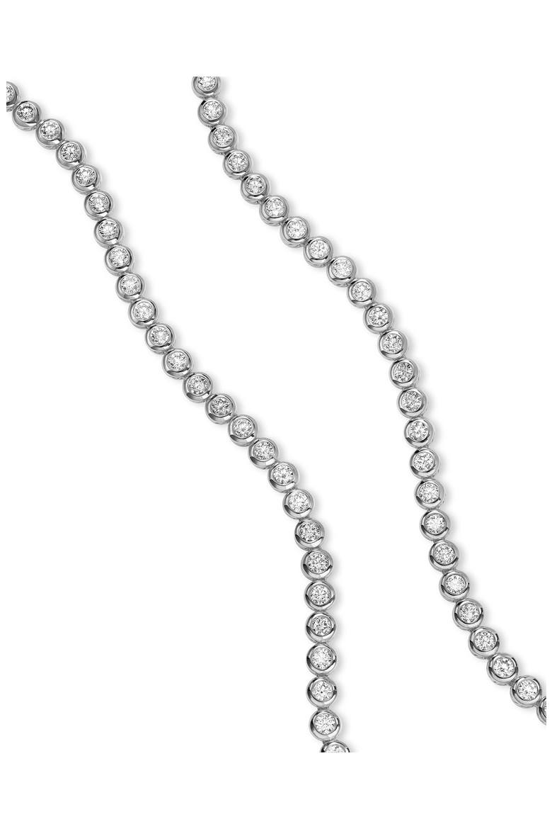 Bezel Set Diamond Tennis Necklace, 4.7mm, Alternate, color, METALLIC GOLD
