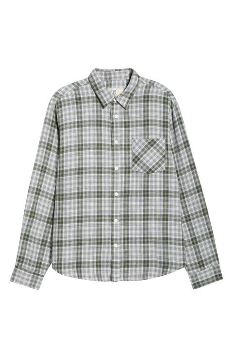 Foreman Classic Fit Plaid Flannel Button-Up Shirt